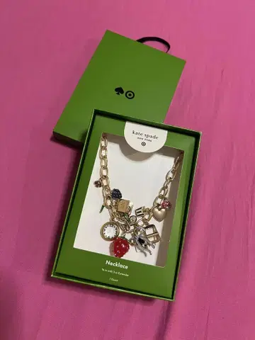 kate spade target 참 목걸이 골드
