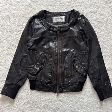 파드칼레 pas de calais 라무 가죽 자켓 38