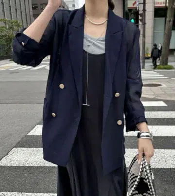 메쉬 더블 자켓
