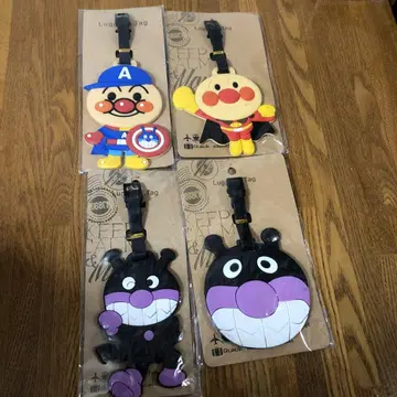 애니메이션 캐릭터 네임택 4개 세트