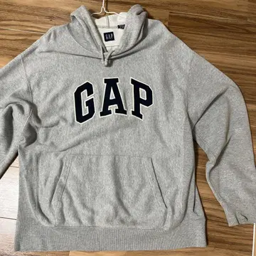 GAP 그레이 풀오버 후드티