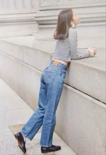 리바이스 501 90's 모모치하루 콜라보 데님