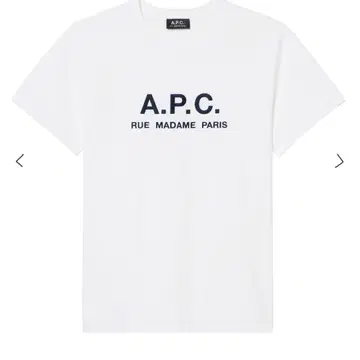 [ 새상품급 ] A.P.C. 화이트 T셔츠
