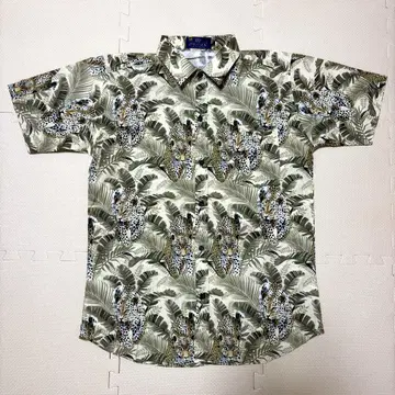 ALOHA 셔츠 표범 무늬 레오파드 leopard size M