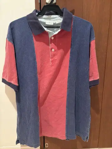 00년대 L.L.Bean 피케 셔츠 스트라이프 라거 셔츠 빈티지풍