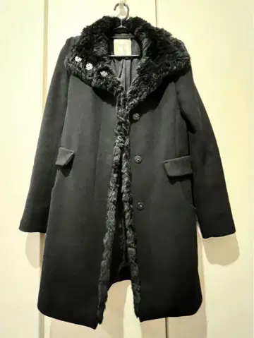 ZARA TRAFALUC 블랙 롱 코트 XS