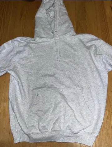 TRIBE WEAR 그레이 후드 부착 후드티 MEDIUM