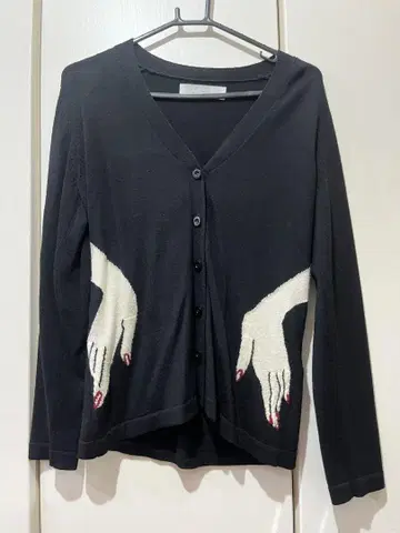 Lessa Chaleur 손 자수 가디건