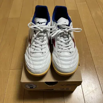 Mizuno 풋살화 와이드 사이즈 화이트/레드/블루