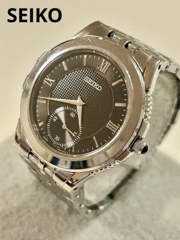 SEIKO 6G28-00B0 스몰 세컨드 남성용 쿼츠 손목시계 작동품