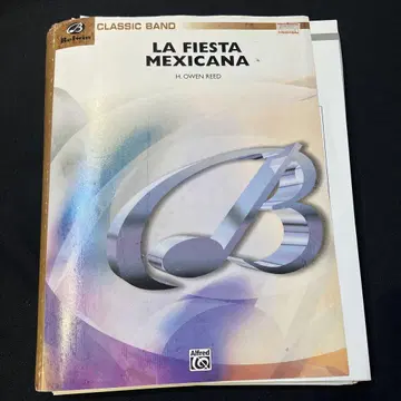 취주악 풀 스코어 멕시코의 축제 리드 LA FIESTA MEXICANA