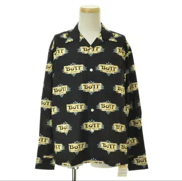 [ BOTT ] 23AW Luxe Logo Rayon 긴팔 셔츠