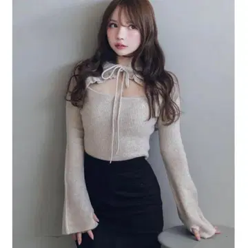 ANDMARY 아니타 리본 니트탑