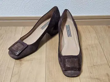 INTER CHAUSSURES 브라운 스웨이드 펌프스 36 (23cm)