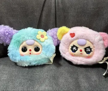babythree 베이비쓰리 파우치 키링 봉제 인형 2개 세트