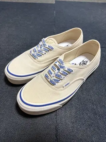 VANS x SNS 콜라보 Style 44 스니커즈 베이지 27cm