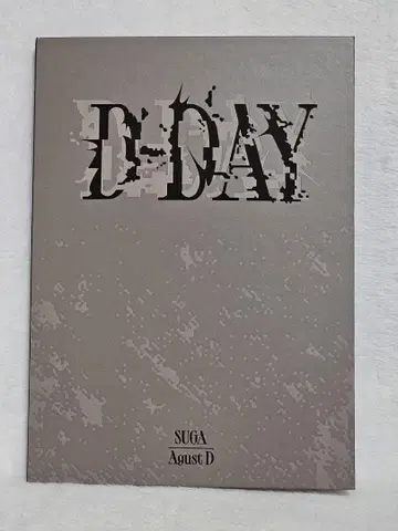 BTS SUGA AgustD D-DAY 미니 포토북