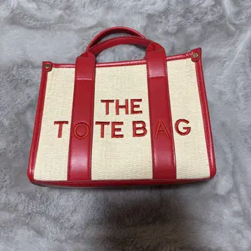 THE TOTE BAG 토트백 레드/베이지