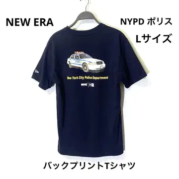 NEW ERA 네이비 NYPD 폴리스 T셔츠 L사이즈