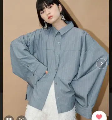 THE Yon 슈퍼 와이드 슬리브 박스 셔츠