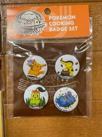 포켓몬 센터 포켓몬 쿠킹 캔뱃지 피카츄 미개봉 레어 단종