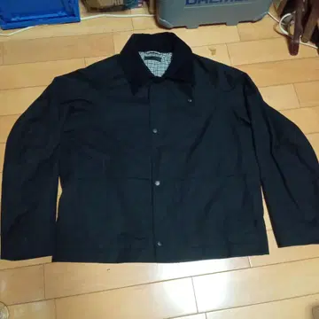 UNIQLO 유틸리티 숏 블루종 L 옷깃 코듀로이