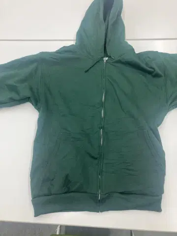 PLUMA 그린 써멀 후드티 리버스위브 camber 90s