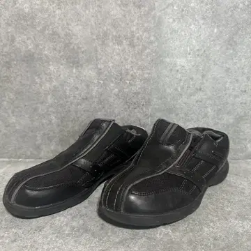 DUNLOP 블랙 캐주얼 슈즈 지퍼 달린 23cm 스니커즈