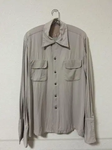 50s 레이온 개버 셔츠