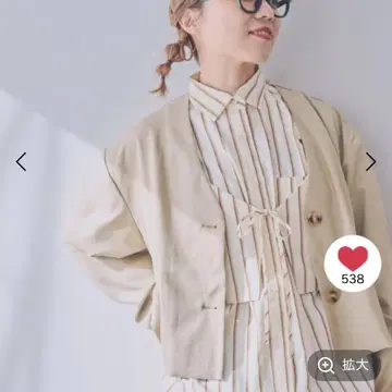 바야코 씨 노카라 자켓 베이지 keep being you