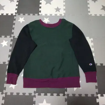 Champion 리버스 위브 단색 파랑 택 클레이지 컬러 XL 사이즈