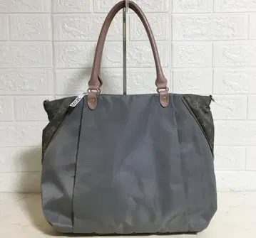 no38299 russet 러셋 가죽 나일론 토트 백