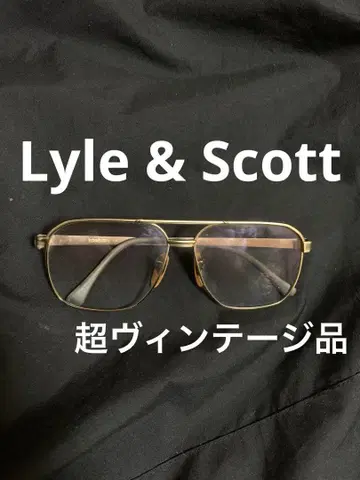 Lyle & Scott 골드 안경 프레임. 빈티지 제품.