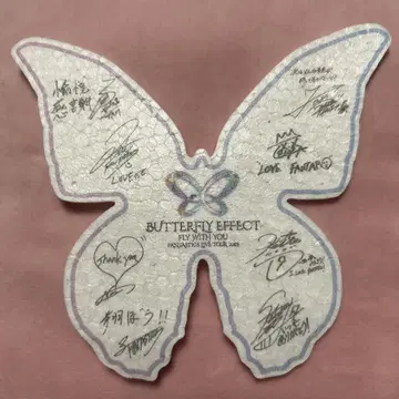 FANTASTICS BUTTERFLY EFFECT 메시지 카드 낙하물