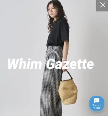 미사용 새상품 택 포함 WhimGazette 크루 코튼 저지 풀오버