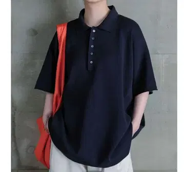 택 포함 새상품 파실 big polo knit 블랙