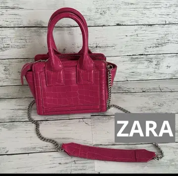 새상품급 ZARA 자라 크로커다일 패턴 숄더백 2way 토트백