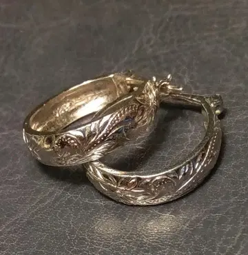 하와이안 주얼리 실버 귀걸이 Hawaiian Jewelry R