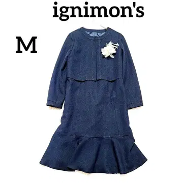 [ ignimon's ] 포멀 원피스 M 네이비 세레모니 졸업 입학식