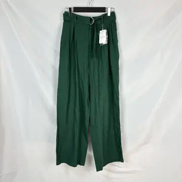 LOWRYS FARM 로리즈팜 린넨 플리츠 와이드 팬츠 택 포함
