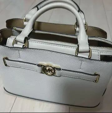 MICHEAL KORS 화이트 가죽 숄더백