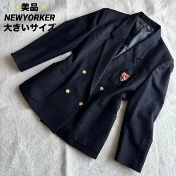 새상품급 NEWYORKER 골드 버튼 더블 자켓 빅 사이즈 XL