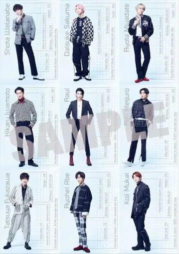 Snow Man Snow Labo.S2 CD 구매자 혜택 클리어 포스터
