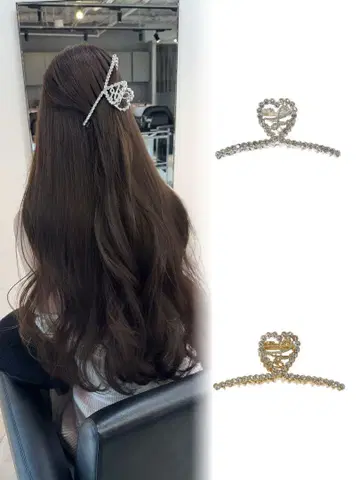 미사용 새상품 완판템 lumignon 헤어 클립 실버