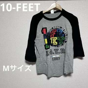 10-FEET 래글런 T셔츠 7부 소매 M 사이즈