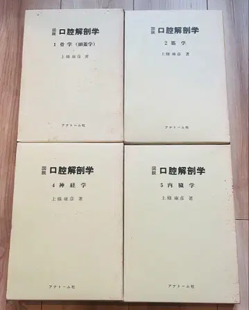 도감 구강 해부학 4권 세트