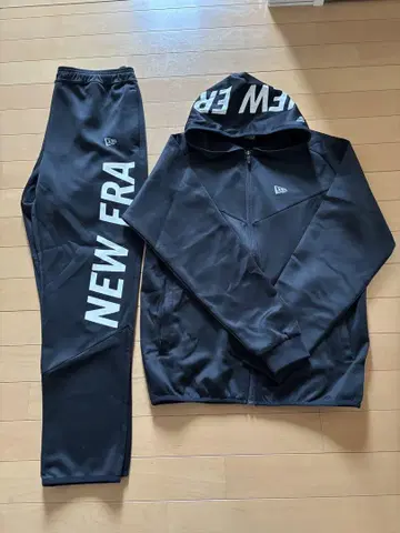 컨디션 최상 NEW ERA 뉴에라 셋업 저리 상하의 M 블랙