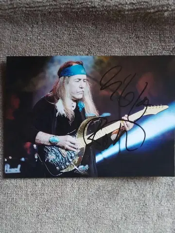 울리 존 로트 / Uli John Roth 친필 사인 사진