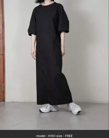 lawgy linen like puff sleeve op