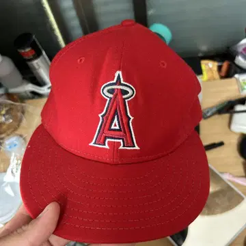 새상품급! Los Angeles Angels 59FIFTY 캡 레드